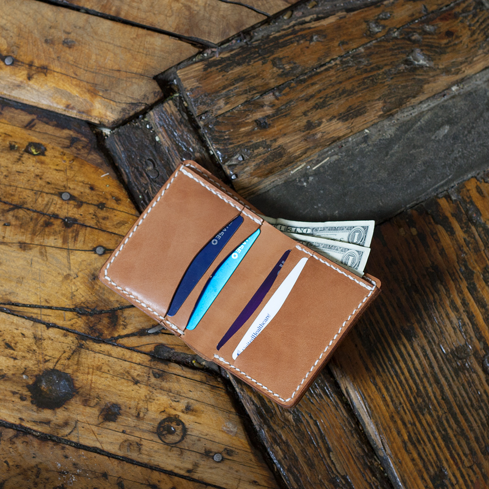 Make A Leather BiFold Wallet Free PDF Template Build Along