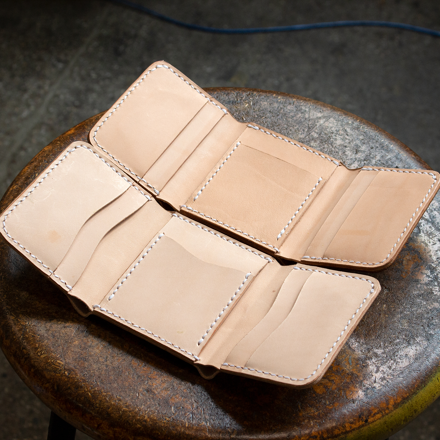 Making A Leather TriFold Wallet Free PDF Template Set MAKESUPPLY