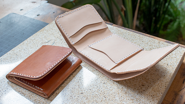 Making A Leather Tri-Fold Wallet - Free PDF Template Set | MAKESUPPLY