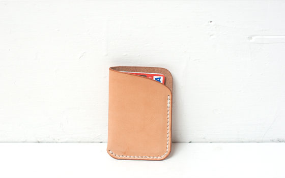 Making a Slim Leather Card Wallet