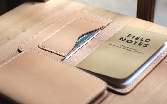 Making a Leather Field Notes Case Template