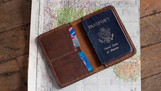 Leather Passport Cover Template - Build Along Video Tutorial | MAKESUPPLY