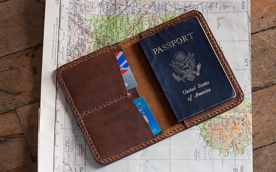 Make A Leather Passport Cover Template