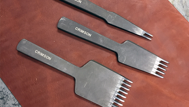 Crimson Leather Pricking Irons Review