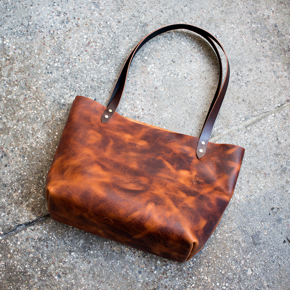 Making a Leather Tote Bag 