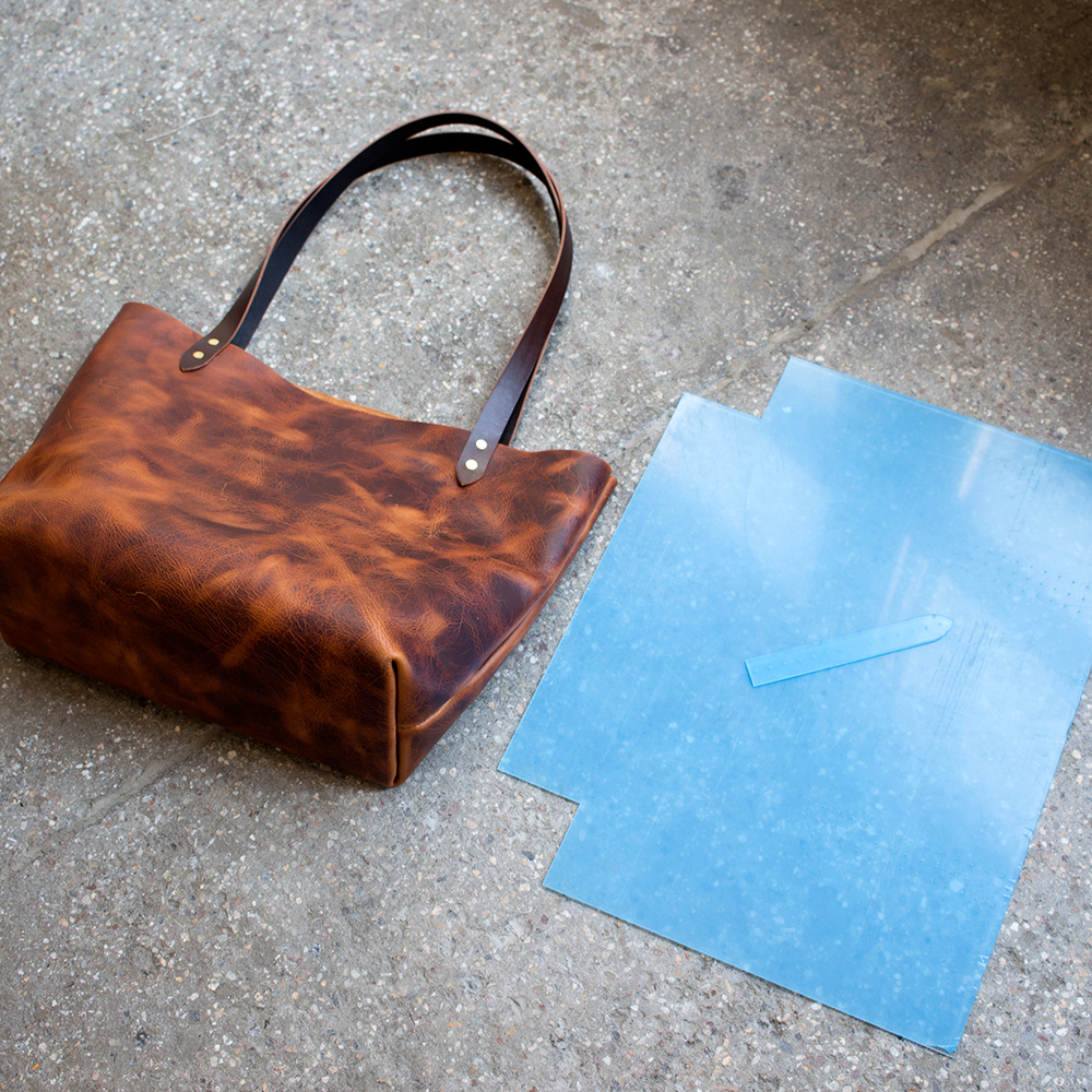 Basic Leather Tote Bag Build Along Tutorial MAKESUPPLY