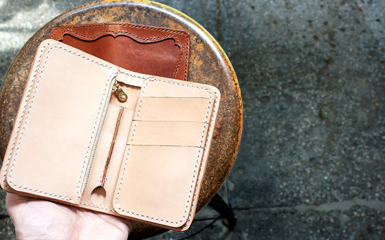 Make A Leather Mid-Wallet Free Pattern