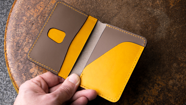 Make your own: Leather Phone Wallet - including pattern making